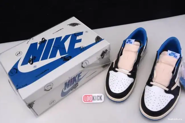 One Kick Retro Air Jordan x Scott Travis Fragment 1 DM7866-140 Low Design x 0525